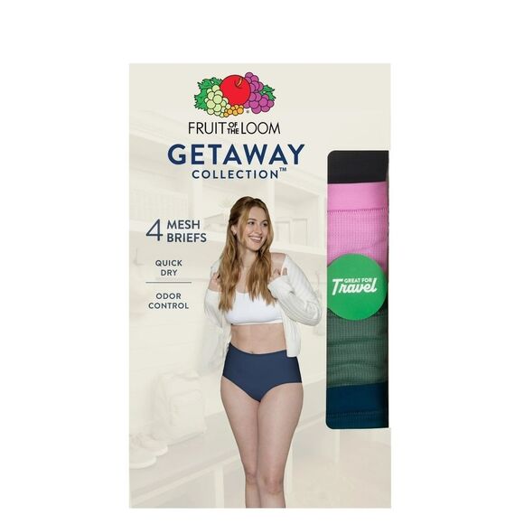 Fruit of the Loom Intimates Blue and Pink Panties Size 9/2XL Pants Size 16-18 - Picture 2 of 11